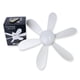 thumbnail image 1 of Ventilador CM-TOP hoja recta con luz y control remoto 3 velocidades, 1 of 8