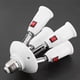 thumbnail image 5 of Injueey Adaptador de bombilla E27, accesorios de iluminación ajustables E27 para lámpara, soporte resistente al fuego, dirección del Electrodomésticos 1 a 1 con interruptor, 5 of 6