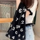 thumbnail image 3 of s de hombro para mujer de japonés, de tejido, de mano tejido, bandolera, organizador femenino, de mano, monedero negro Salvador Bolsos de hombro para mujer, 3 of 6