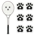 thumbnail image 1 of Amortiguador de Raqueta de Tenis [6PCS] - Divertido Forma de Patita de Gato Lindo Amortiguador de Vibración de Silicona para Raqueta [Negro, Blanco], 1 of 7