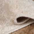 thumbnail image 4 of BNM Fuzzy Indoor Non-Skid Shag Rug, 5' x 7', Ivory, 4 of 7