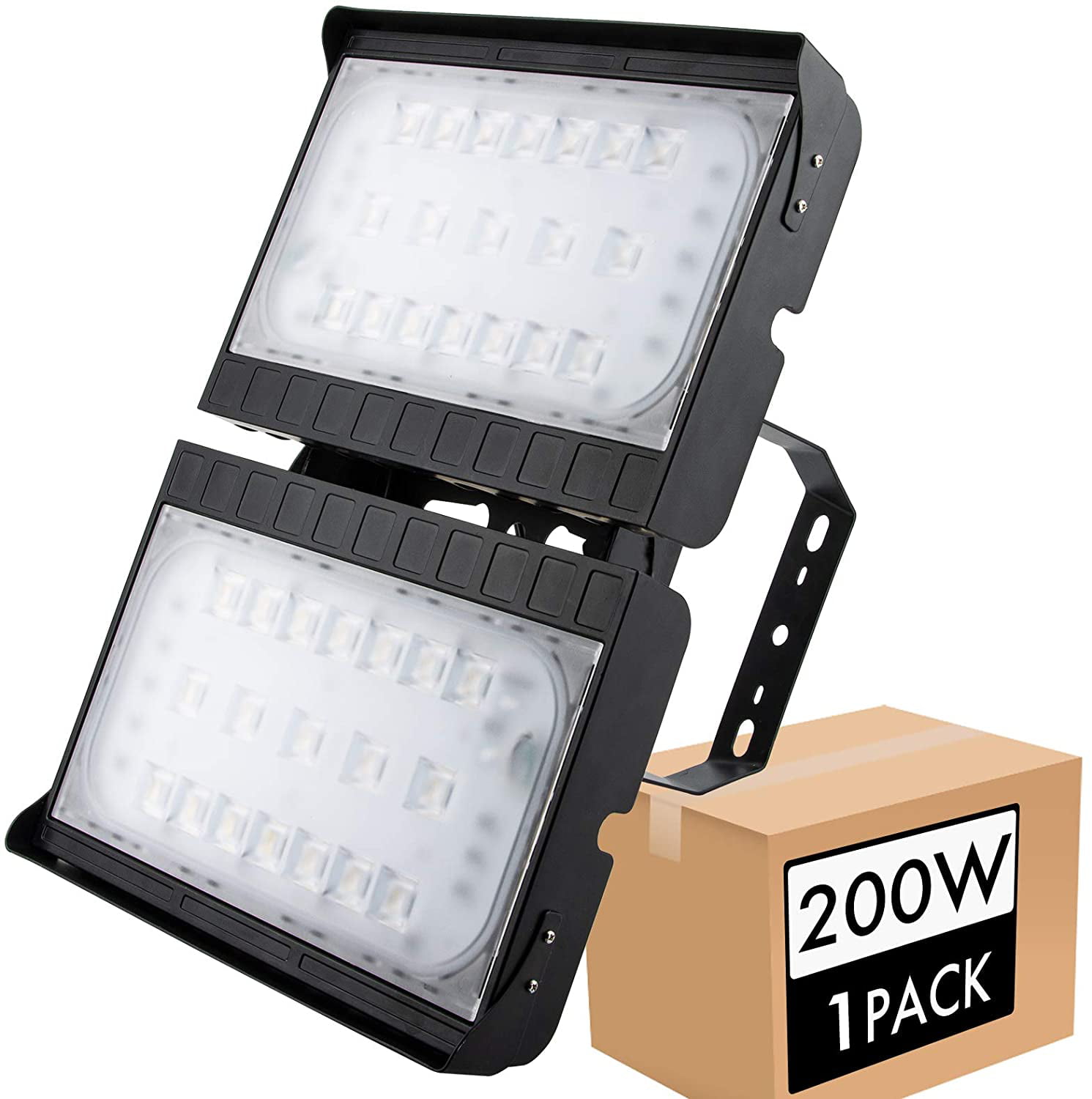 1000LED LED Canopy Light 65W 7800Lm LED Ceiling Light 110-277V Waterproof 4-Pack 