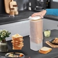 thumbnail image 1 of Feltree Airtight Bread Storage Containers Plastic Reusable Loaf Cake Clear Bread Dispenser Fresh Bread Organizer Bin, 1 of 8