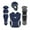 NAVY, variant on All-Star Heiress Fastpitch Softball Catchers Set, White