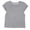 Grey, variant on Girls Ruffle Trim Raglan T-Shirt Kids Short Sleeve Crew Neck Tee Cute Ruffled Casual Top for Summer School Wear 2-8Y