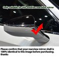thumbnail image 3 of Pour Lexus ES IS LS LC RC RC UX 2 Pcs Rétroviseur Extérieur Noir Brillant Accessoires de Voiture Noir, 3 of 5