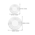 thumbnail image 4 of 40pcs Non adhesive Glass Table Top Bumpers Protective Pads, 4 of 9