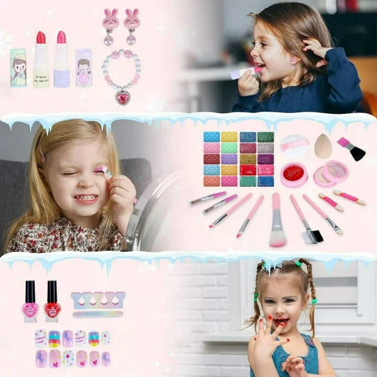 Kids Makeup for Girls, Girls Makeup Set for 3-12 Year Old Kids Toddlers  Girls Toys - AliExpress