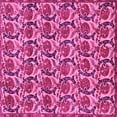 thumbnail image 1 of Ahgly Company Indoor Square Abstract Pink Modern Area Rugs, 6' Square, 1 of 4