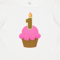 thumbnail image 4 of Inktastic Pink 1st Birthday Cupcake Girls Baby T-Shirt, 4 of 5