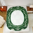 thumbnail image 5 of Feelyou Retro St. Patrick's Day Queen Sheet Sets, Shamrock Damask Bed Set, 4-Piece, 5 of 7