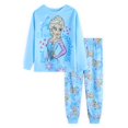 thumbnail image 1 of Pijamas de algodón para niñas, ropa de dormir de princesa Anna y Elsa, conjunto de ropa de dibujos animados para bebés, Rapunzel, envío gratis, 1 of 4