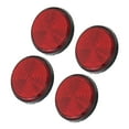 thumbnail image 2 of Warning Reflector , 4pcs M6x1.0 2in Plastic Red Bicycle Round Reflectors Fade Proof  For Boats For Trailers, 2 of 8