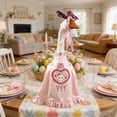 thumbnail image 3 of TIELUTT Porch Goose Easter Porch Goose Cute Bunny Suitable for Outdoor . Rhinestone Choker Pull Stop Leash Dog Necklace Necklace with Name Leash Double, 3 of 6