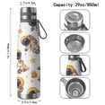 thumbnail image 3 of 29oz Stainless Steel Insulated Thermos with Tea Filter, 360° Printed Travel Bottle, Leakproof BPA-Free Flask with Anti-Slip Base, 304 Inner & 201 Outer, Vacuum Cup, 3 of 6