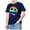 Dark Blue, variant on WOYY Big Boys Graphic Tee Short Sleeve Crew Neck T-Shirt Summer Tshirt, Sizes 3-13