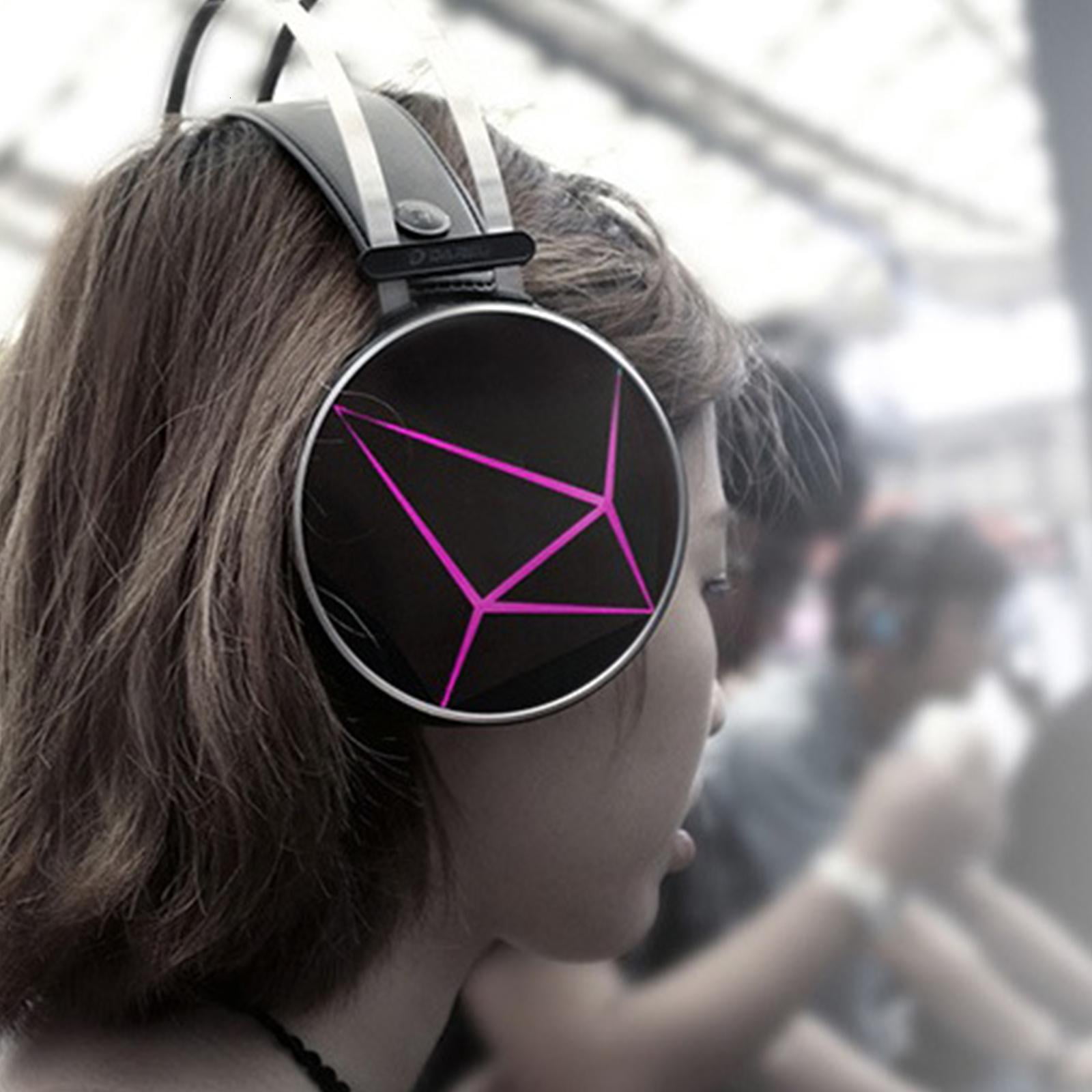 Upgrade Headset Foldable LED RGB Light Noise Reduction Stereo Gaming Headphones Microphone for PC PUBG CSGO