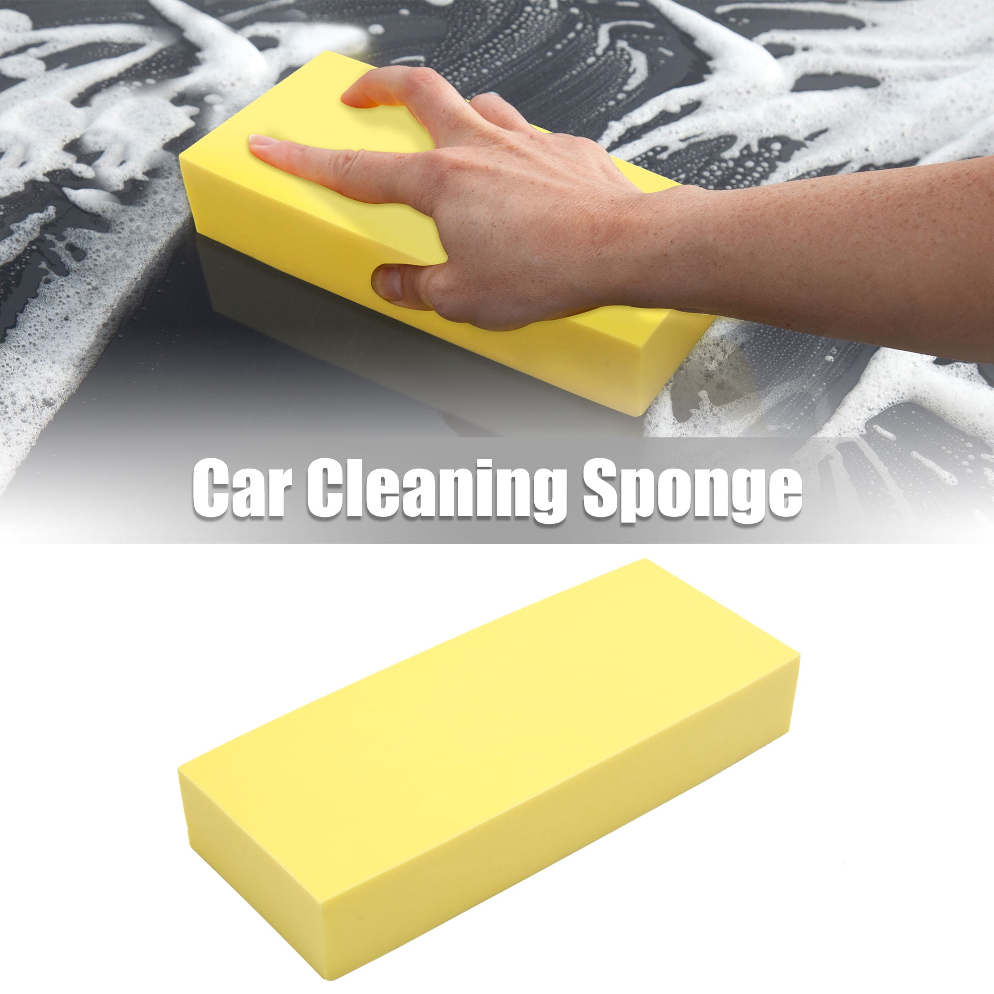 Unique Bargains Car Wash Sponge Soft PVA Water Absorbing Foam Sponge for Cleaning