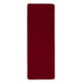 thumbnail image 5 of Ottomanson Luxury Washable Non-Slip Rubberback Solid 2x5 Indoor Runner Rug, 20" x 59", Red, 5 of 8