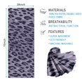 thumbnail image 2 of Leopard Pattern Purple Hot Yoga Mat Towel Non Slip for Hot Yoga - Quick-Drying Yoga Mat Cover with 4 Corner Pockets with Travel Bag - Hot Yoga Towel Non Slip Grip Moisture Wicking Sweat 70"x26", 2 of 6
