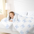 thumbnail image 3 of Erosebridal Kawaii Bow Tie Full Size Comforter Sets 3 Pieces,Blue Princess Bow Knot Bedding Sets,Luxury Bedroom Decor, 3 of 6