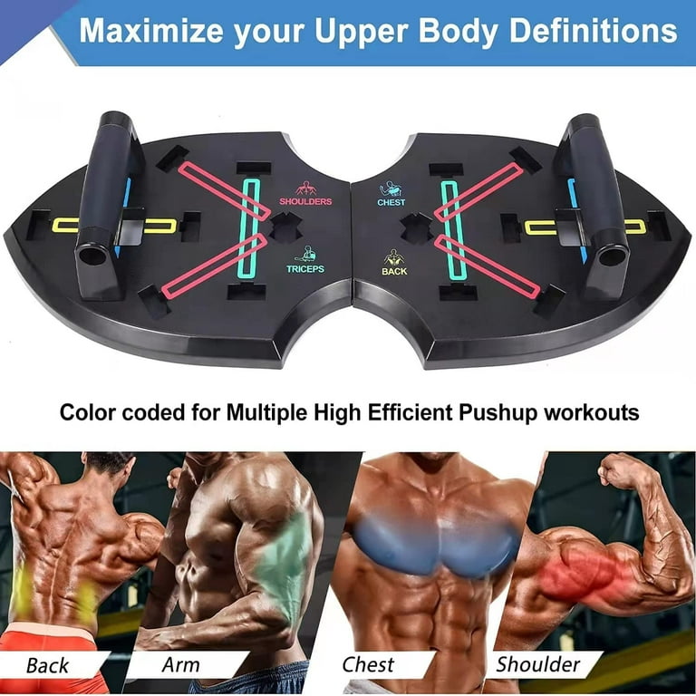 Upgraded Push Up board: Multi-function 20 in 1 Push up bar with
