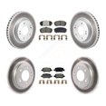 thumbnail image 1 of Transit Auto Front Rear Coated Disc Brake Rotors and Ceramic Pads Kit for Car Hyundai Elantra with Electric Parking KGT-103222, 1 of 11