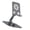 Gray, variant on Carbon Steel Foldable Phone Holder 360 Rotation Adjustable Desktop Mount Stable Base Not Shake Support for Home