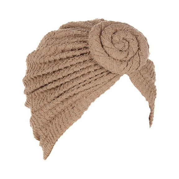 Tanghaowl Womens Hat Women Turbans Knot Tied Bonnet Cap Headwraps Hats Brick Layer Hat