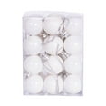 thumbnail image 1 of Fiudx Juego de Bolas Navideñas, Decoración Irrompible, Bolas Colgantes Multicolores, Decoración para Árbol de Navidad, Diseño de Escaparate para Fiestas, Paquete de 24, 1 of 2