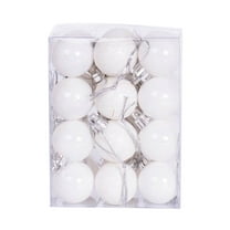 RBCKVXZ Christmas Ornaments 24-Pack Christmas Ball Ornaments with Strings, 1.18" Shatterproof Plastic Christmas Bulbs, Hanging Decorations for Xmas Tree, Holiday, Wedding, Party