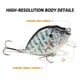 thumbnail image 2 of TARUOR 60mm 14.5g Mini Crankbait Lifelike Artificial Hard Fishing Crank Bait Lure Fishing Tackle, 2 of 5
