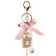 thumbnail image 1 of Llavero con purpurina para invitados, accesorios de lujo tradicionales, trébol, Camelia, suerte, regalos de boda, novedad de 2022, 1 of 4