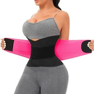 

VENUZOR Waist Trainer Belt for Women Waist Cincher Trimmer Slimming Body Shaper Sauna Hot Sweat Sport Girdle Belt