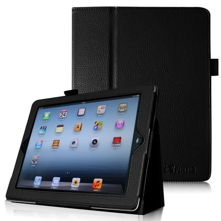 - Fintie iPad 2/ iPad 3/ iPad 4 Gen Folio Case - PU Leather Cover with Auto Wake/ Sleep Feature, Black