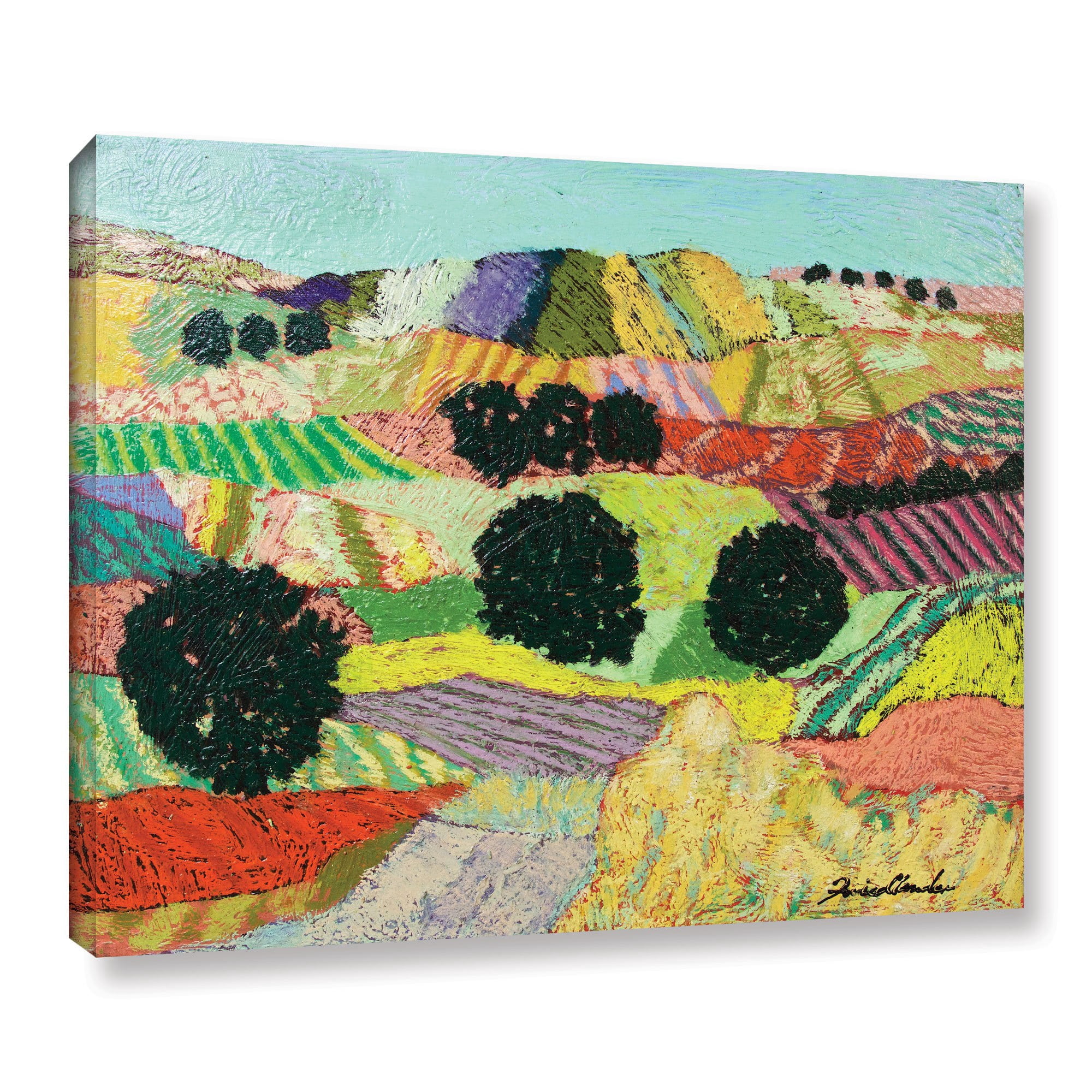 ArtWall Allan Friedlander "Crystal Mountain" Gallery-Wrapped Canvas