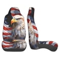 thumbnail image 4 of KAKALAD Usa Patriotic American Flag Eagle 07 Car Accessories Seat Covers Set Vehicle Seat Covers Universal Front Seats Protector 2 Pcs, 4 of 9