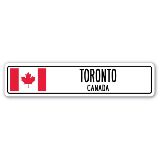 Toronto Canada Aluminum Street Sign Or Decal Canadian Flag City Country Road Wall Gift Walmart Com Walmart Com Toronto Canada Aluminum Street Sign Or Decal Canadian Flag City Country Road Wall Gift Walmart Com Walmart Com