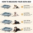 thumbnail image 3 of Cama para perros Casa Paw Orthopedic XL, espuma viscoelástica impermeable, 3 of 6