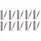 thumbnail image 1 of 10X LáPiz para Soldadores con 120 Piezas de Recambios de Rayas Plateadas, Rotulador de Metal para Soldadura MecáNica, Pipefitters, FabricacióN, Rojo, 1 of 5