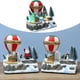 thumbnail image 2 of Adornos navideños Cabaña de globos aerostáticos Papá Noel País de las maravillas Regalos de ensueño Nieve madre e hija, 2 of 9