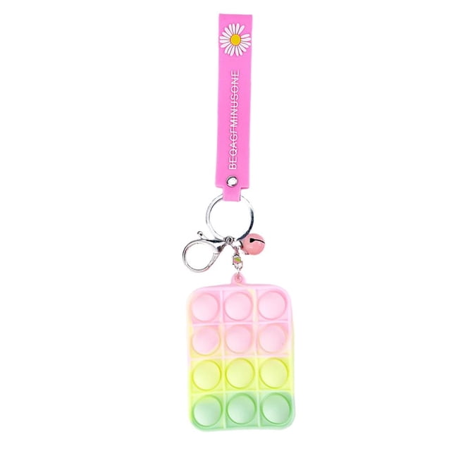 Llavero De Juguete Sensorial, Juguete Educativo De Escritorio, Cartera De Burbujas, Juguete De Descompresión Para Niños Moyic AP006892-11