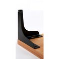 thumbnail image 4 of 4x Patas de metal para muebles en forma de triángulo, estilo moderno, soporte de TV, sofá, aparador, mesa, cama, escritorio, bricolaje, acabado negro mate de 100 mm, 4 of 5