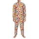 thumbnail image 3 of Fotbe Colorful Maple Leaves Pijama de Hombre con Estampado de Manga Larga, Conjunto de 2 Piezas, Ropa de Dormir Suave y Cómoda con Bolsillos-Medium, 3 of 7