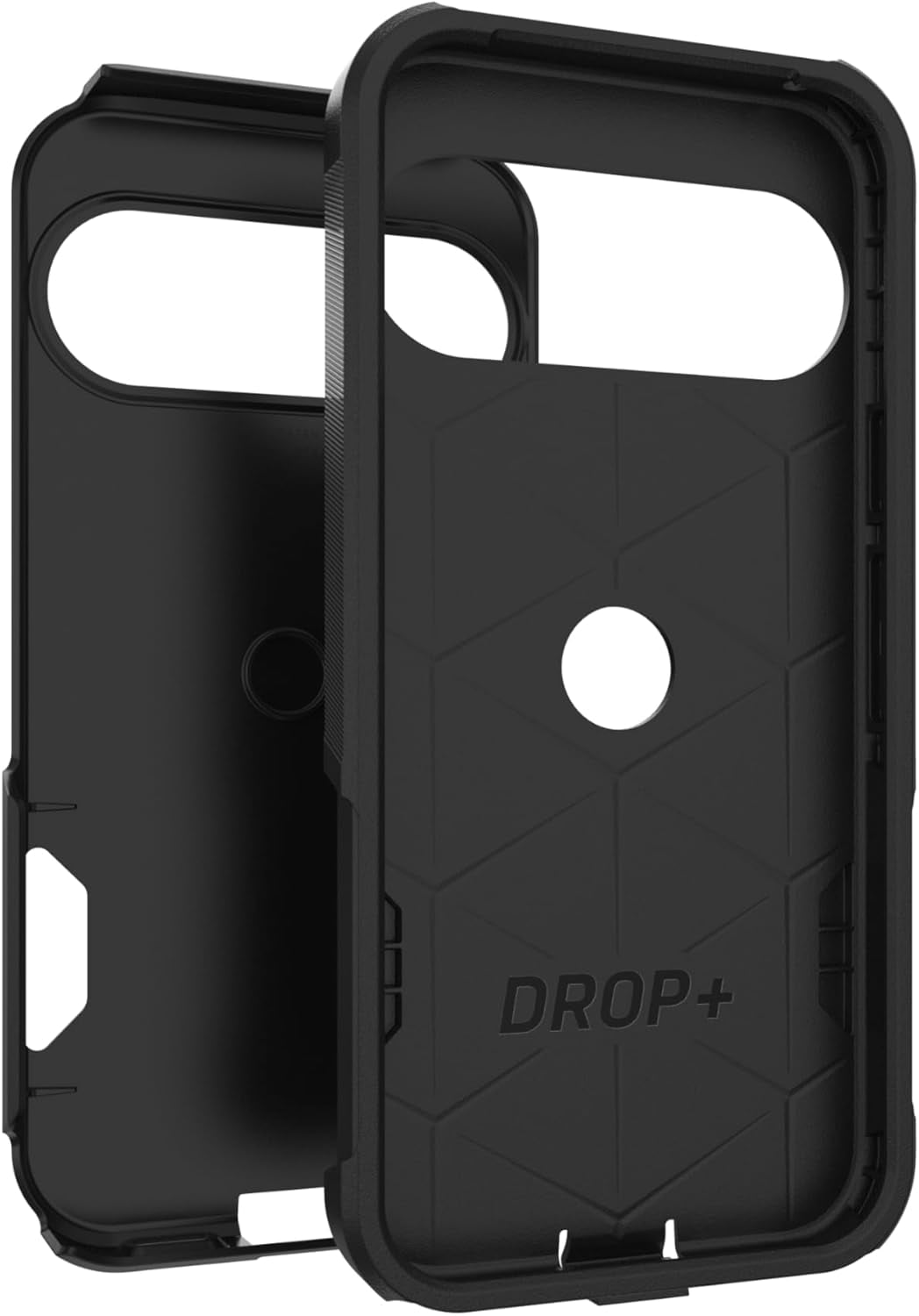OtterBox Google Pixel 10 & Pixel 10 Pro (Only) - Commuter Series Case - Black - Slim & Tough - Pocket-Friendly - with Port Protection - Non-Retail Packaging