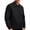 Black, variant on Men's Solid-Colored Lightweight Cargo Jacket, Full-Zip Windbreaker Golf Coat with Pockets for Spring Fall, Black, L