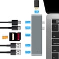 thumbnail image 3 of 7 en 1 Double Type C vers HDM I Dock USB 3.0 Hub Adapté pour Macbook Notebook Convertisseur Portable et Facile à Utiliser, 3 of 3