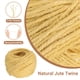 thumbnail image 3 of Uxcell Cuerda de Yute Natural de 50 Metros, Cuerda de Yute de 2 mm para Manualidades, Envoltura de Regalos, Decoración, Empaque, Jardinería y Soporte para Plantas, Amarillo, 3 of 6