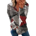 thumbnail image 1 of Sudadera Para Mujer Otoño Moda Cuello Alto Suelto Estampado Con Cremallera Blusa de Manga Larga Odeerbi  ODB185630, 1 of 4