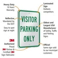 thumbnail image 4 of Lyle Visitor Parking Sign,18" x 12, T1-1033-EG_12x18 T1-1033-EG_12x18, 4 of 9
